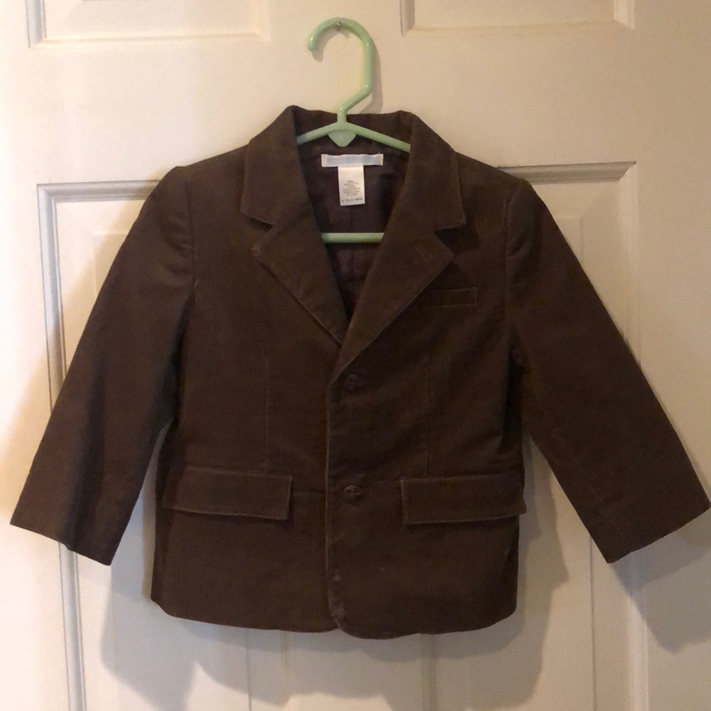 Janie and jack 2 piece suit in corduroy. 12-24 mos